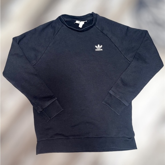 Adidas Black Long Sleeve Sweatshirt - Picture 1 of 4
